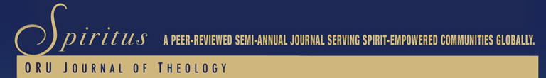 Oru Spiritus Journal Of Theology