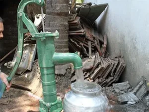 Water Pump In Operation