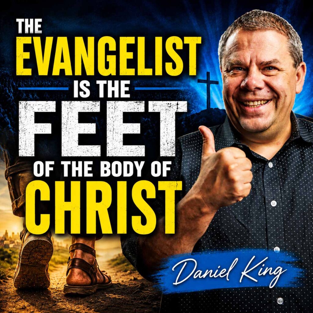 The Evangelist Is The Feet Of The Body Of Christ Square