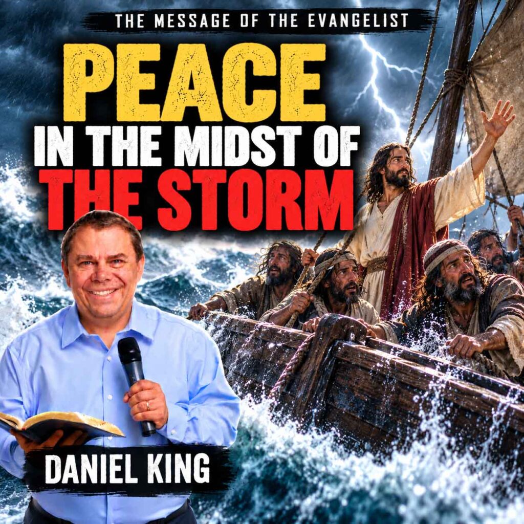 Message Of The Evangelist.peace In The Midst Of The Storm